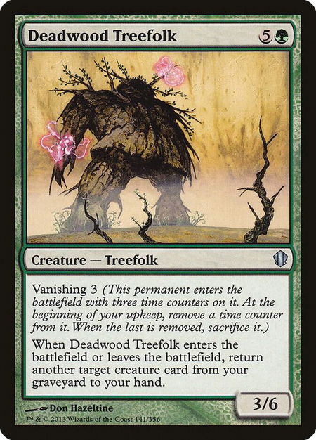 Deadwood Treefolk - Commander 2013 Magic: The Gathering trading card