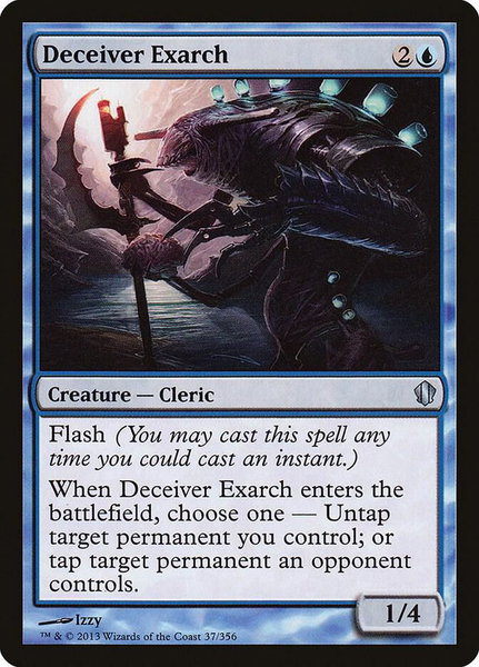 Deceiver Exarch - Commander 2013 Magic: The Gathering trading card
