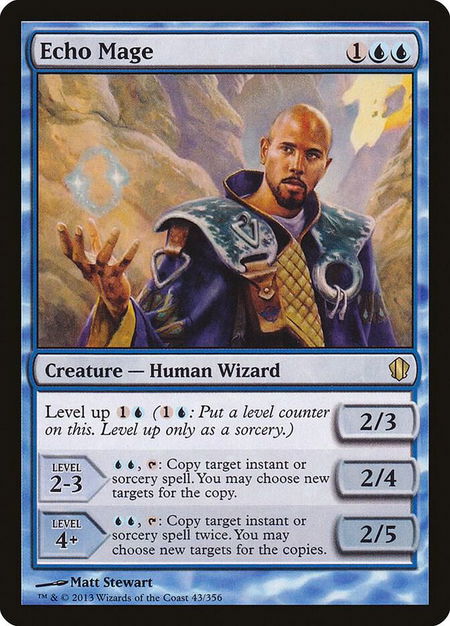 Echo Mage - Commander 2013 Magic: The Gathering trading card