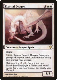 Eternal Dragon - Commander 2013 (C13) #10 - Rare Magic: The Gathering Trading Card