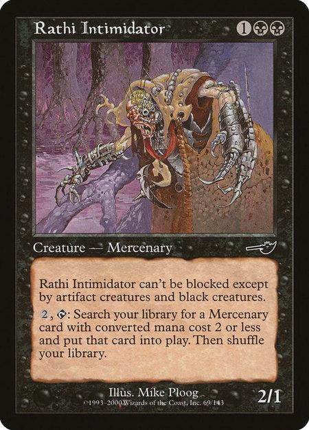 Rathi Intimidator - Nemesis Magic: The Gathering trading card