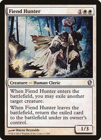 Fiend Hunter - Commander 2013 (C13) #11 - Uncommon Magic: The Gathering Trading Card