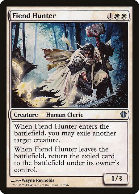Fiend Hunter - Commander 2013 Magic: The Gathering trading card