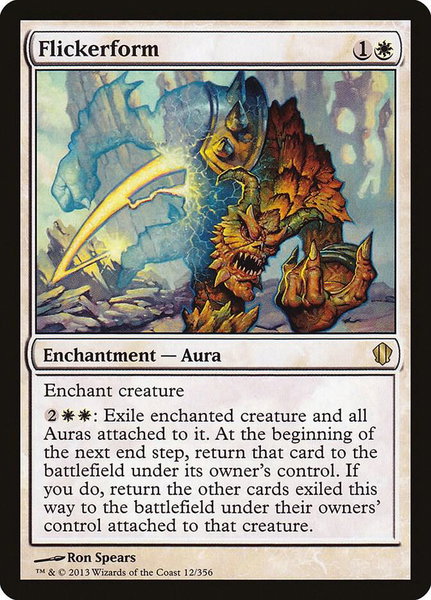 Flickerform - Commander 2013 Magic: The Gathering trading card