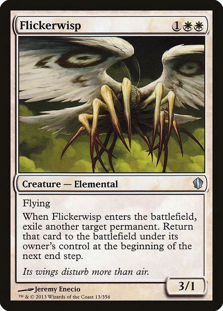 Flickerwisp - Commander 2013 Magic: The Gathering trading card