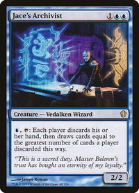 Jace's Archivist - Commander 2013 (C13) #48 - Rare Magic: The Gathering Trading Card