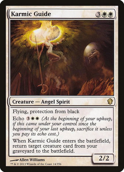 Karmic Guide - Commander 2013 Magic: The Gathering trading card