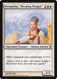 Kongming, "Sleeping Dragon" - Commander 2013 (C13) #16 - Rare Magic: The Gathering Trading Card