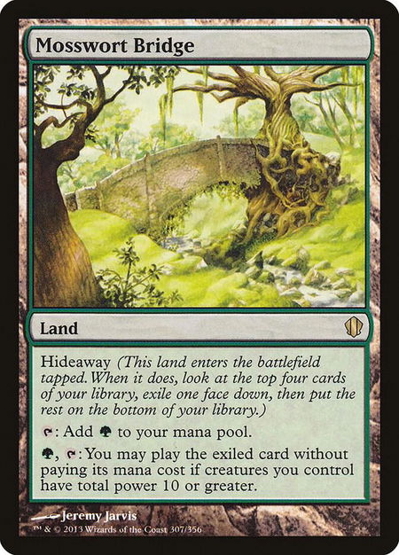 Mosswort Bridge - Commander 2013 Magic: The Gathering trading card