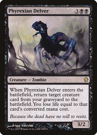 Phyrexian Delver - Commander 2013 (C13) #86 - Rare Magic: The Gathering Trading Card
