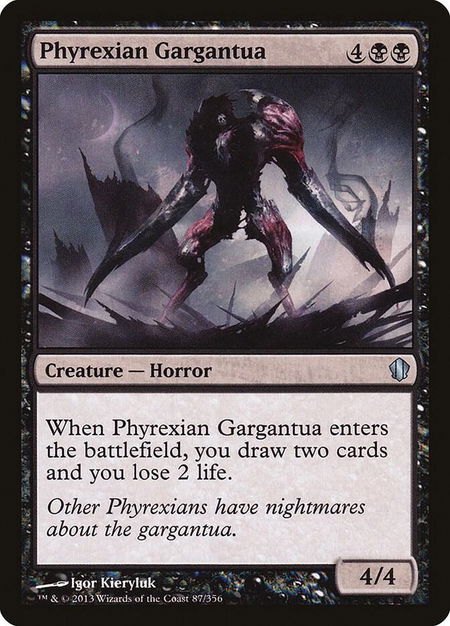 Phyrexian Gargantua - Commander 2013 Magic: The Gathering trading card