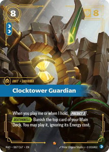 Clocktower Guardian - Radiance (RAD) #067/167 - Epic Riftbound Trading Card