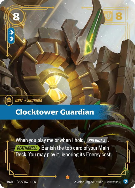 Clocktower Guardian - Radiance Riftbound trading card
