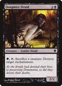 Quagmire Druid - Commander 2013 (C13) #90 - Common Magic: The Gathering Trading Card
