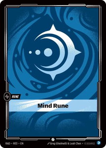 Mind Rune - Radiance (RAD) #R03 - Common Riftbound Trading Card