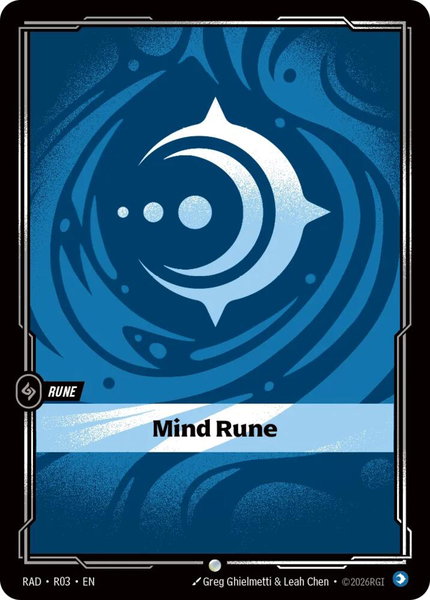 Mind Rune - Radiance Riftbound trading card