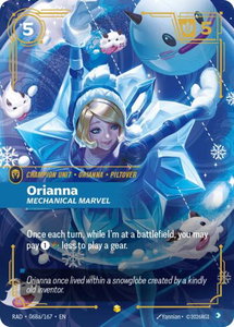 Orianna, Mechanical Marvel (Alternate Art) - Radiance (RAD) #068a/167 - Showcase Riftbound Trading Card
