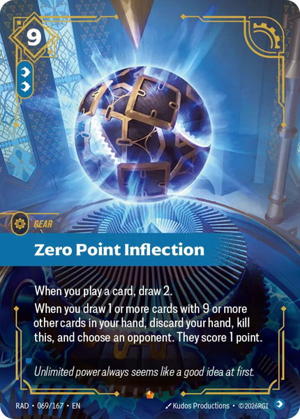 Zero Point Inflection - Radiance Riftbound trading card