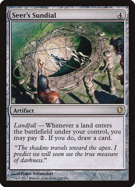 Seer's Sundial - Commander 2013 Magic: The Gathering trading card