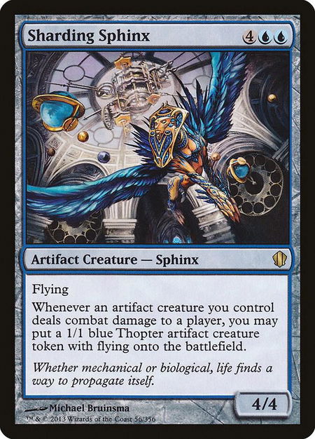 Sharding Sphinx - Commander 2013 Magic: The Gathering trading card