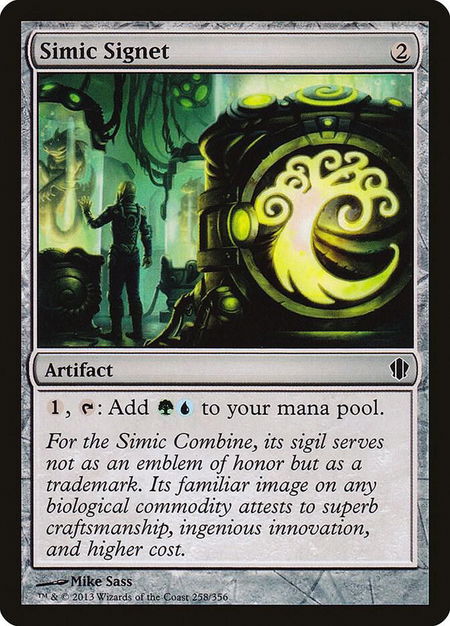 Simic Signet - Commander 2013 Magic: The Gathering trading card