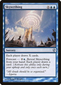 Skyscribing - Commander 2013 (C13) #57 - Uncommon Magic: The Gathering Trading Card
