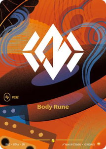 Body Rune (R04a) - Radiance (RAD) #R04a - Showcase Riftbound Trading Card