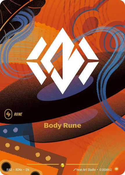 Body Rune (R04a) - Radiance Riftbound trading card