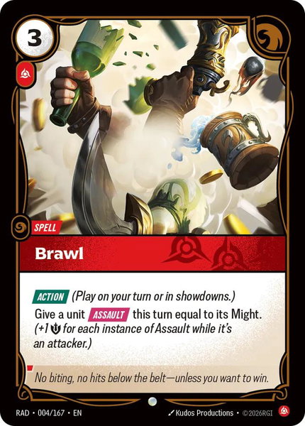 Brawl - Radiance Riftbound trading card