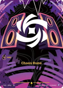 Chaos Rune (R05a) - Radiance (RAD) #R05a - Showcase Riftbound Trading Card