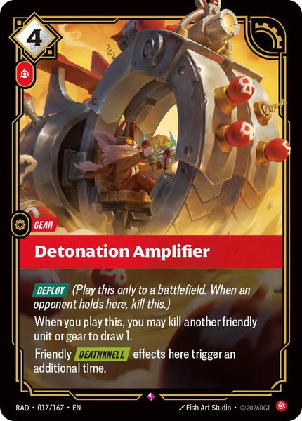 Detonation Amplifier - Radiance Riftbound trading card