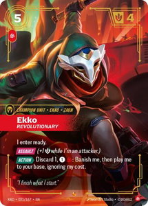 Ekko, Revolutionary - Radiance (RAD) #021/167 - Epic Riftbound Trading Card