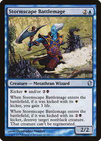 Stormscape Battlemage - Commander 2013 (C13) #58 - Uncommon Magic: The Gathering Trading Card