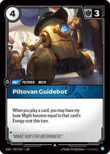 Piltovan Guidebot - Radiance (RAD) #057/167 - Uncommon Riftbound Trading Card