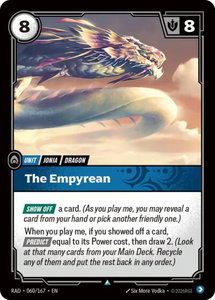 The Empyrean - Radiance (RAD) #060/167 - Uncommon Riftbound Trading Card