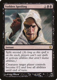 Sudden Spoiling - Commander 2013 (C13) #94 - Rare Magic: The Gathering Trading Card