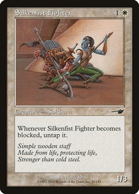 Silkenfist Fighter - Nemesis (NMS) #19 - Common Magic: The Gathering Trading Card