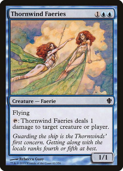 Thornwind Faeries - Commander 2013 Magic: The Gathering trading card