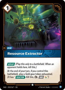 Resource Extractor - Radiance (RAD) #052/167 - Common Riftbound Trading Card