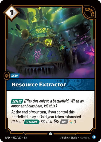 Resource Extractor - Radiance Riftbound trading card