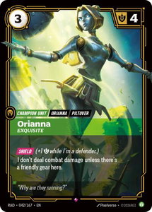 Orianna, Exquisite - Radiance (RAD) #042/167 - Rare Riftbound Trading Card