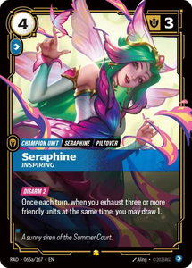 Seraphine, Inspiring (Alternate Art) - Radiance (RAD) #065a/167 - Showcase Riftbound Trading Card