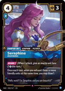 Seraphine, Inspiring - Radiance (RAD) #065/167 - Rare Riftbound Trading Card