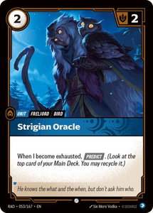 Strigian Oracle - Radiance (RAD) #053/167 - Common Riftbound Trading Card