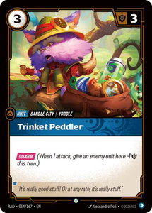 Trinket Peddler - Radiance (RAD) #054/167 - Common Riftbound Trading Card