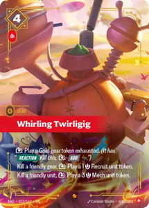 Whirling Twirligig - Radiance (RAD) #022/167 - Epic Riftbound Trading Card