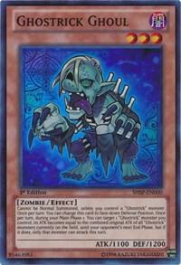 Ghostrick Ghoul trading card from Shadow Specters Ghostrick Ghoul - Shadow Specters YuGiOh trading card