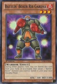 Battlin' Boxer Rib Gardna - Shadow Specters YuGiOh trading card