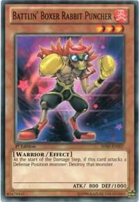 Battlin' Boxer Rabbit Puncher - Shadow Specters (SHSP) #SHSP-EN007 - Common / Short Print YuGiOh Trading Card