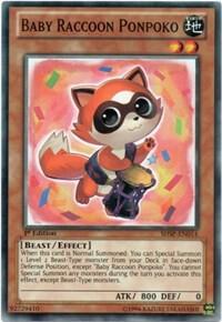 Baby Raccoon Ponpoko - Shadow Specters YuGiOh trading card